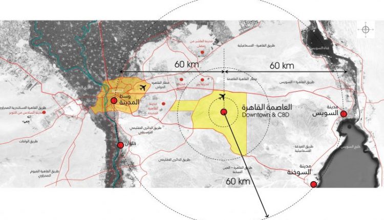 موقع العاصمة الجديدة