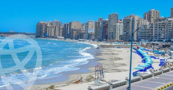 شواطئ اسكندرية بين شطين وميه